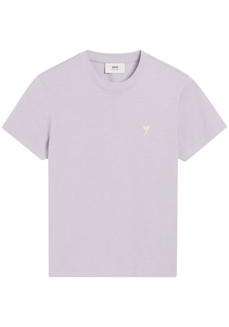T-shirt Ami de Coeur in lilla - uomo AMI PARIS | HTS060724504